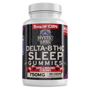 Mystic Labs Delta 8 Sleep Gummies Melatonin-Free 30ct