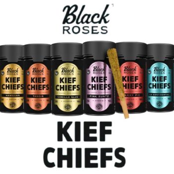 Black Roses Kief Chiefs 10 Count Pre-Roll Jar