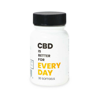 CBD is Better for Everyday 25mg Broad Spectrum CBD Softgels