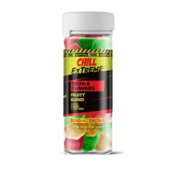 CHILL EXTREME PLUS - DELTA-8 THC GUMMIES - TROPICAL MIX - 3000MG
