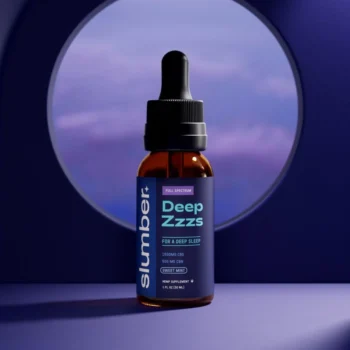 Slumber Deep Zzzs CBD + CBN Tincture Sweet Mint Flavor