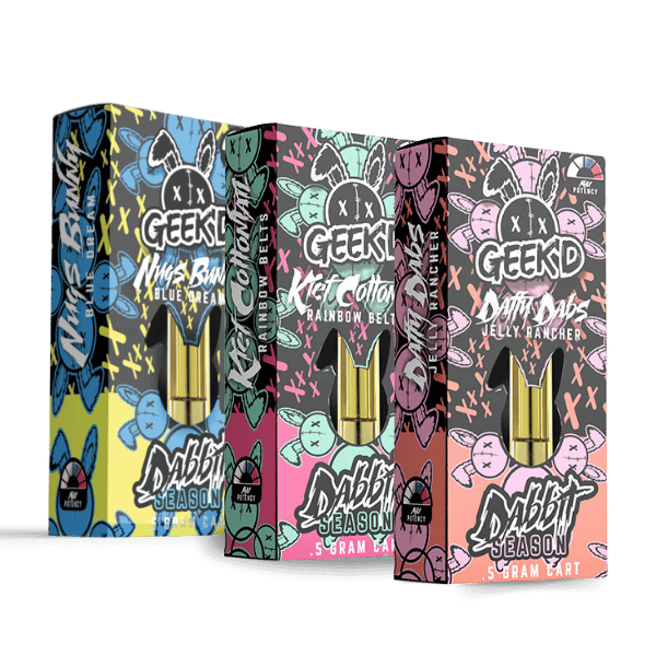 GEEK” DABBIT SEASON 0.5 GRAM CARTS THCa + THCp