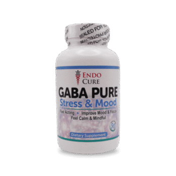 GABA Pure Stress and Mood Support Capsules with L-Theanine and Phenyl-GABA