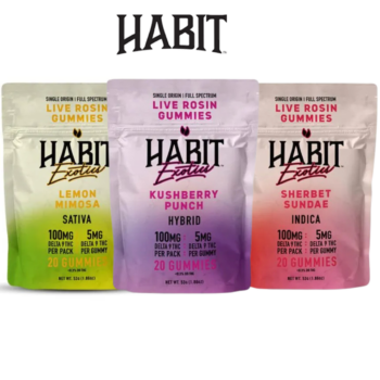Habit Exotics - Delta 9 THC Live Rosin 20 Count