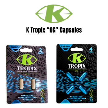 K Tropix Kratom Enhanced Nootropic Capsules