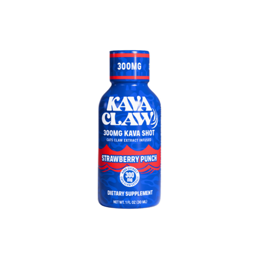Kava Claw shot – 300mg Strawberry Punch