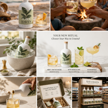 Kava Haven alcohol free kava spirit for mocktails