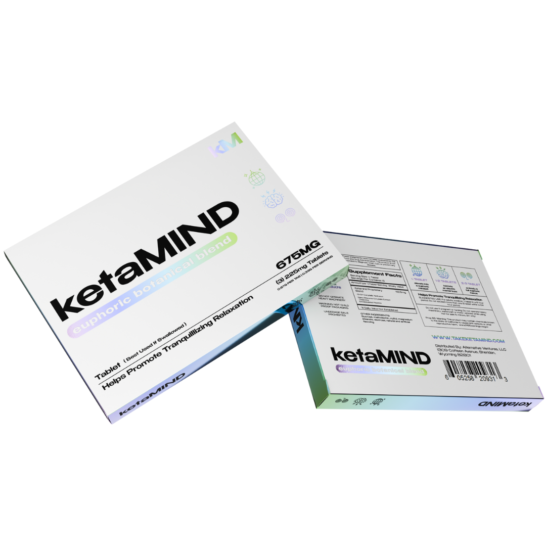 ketaMIND Euphoric Botanical Tablets – 3 Count Pack 225MG