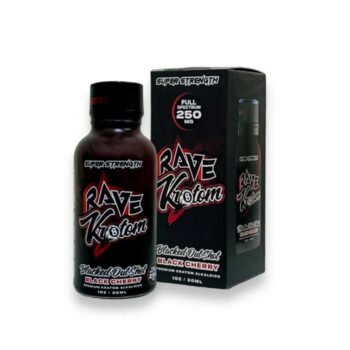 RAVE KRATOM 250MG MIT BLACK OUT KRATOM SHOT