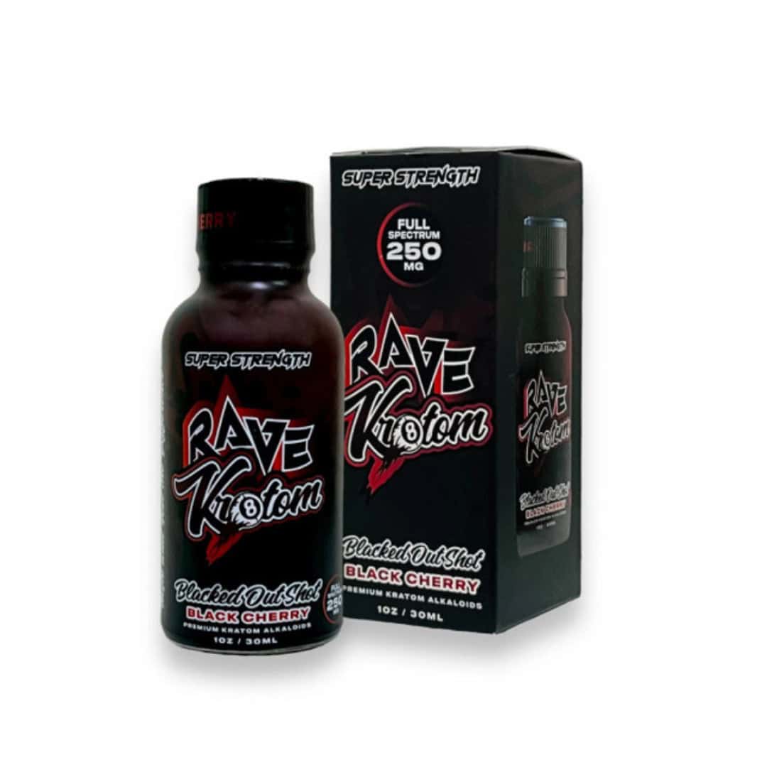 RAVE KRATOM 250MG MIT BLACK OUT KRATOM SHOT