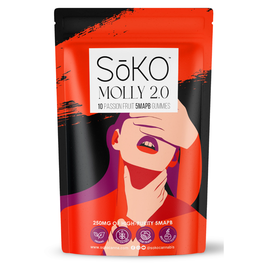 SoKO Molly 2.0 5MAPB Gummies – 250MG Total