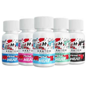 Straight Heat - 2000MG Kratom Extracts Bottle