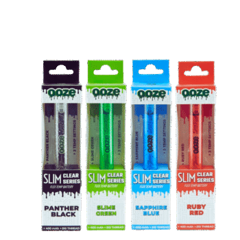 Ooze Slim Twist Clear Series 510 Thread Battery