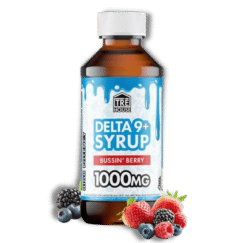 Tre House Delta 9 + Delta 8 Bussin' Berry Syrup 1000mg