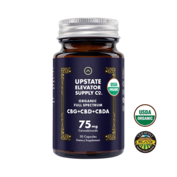 Upstate Elevator Full-Spectrum CBD + CBG + CBDA Capsules