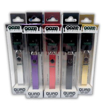 Ooze Quad 500 mAh FlexTemp 510 Thread Vape Battery