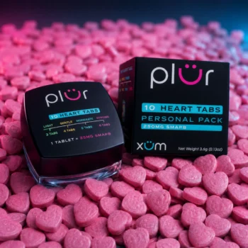 XÜM – PLÜR | Personal Pack (10 Heart Gels, 25mg Each)