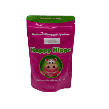 Happy Hippo Kratom Powder Packaging – Green Maeng Da